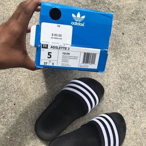 Adidas Black Slides